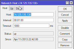 Cara Memantau Koneksi Jaringan Mikrotik Dengan Netwatch