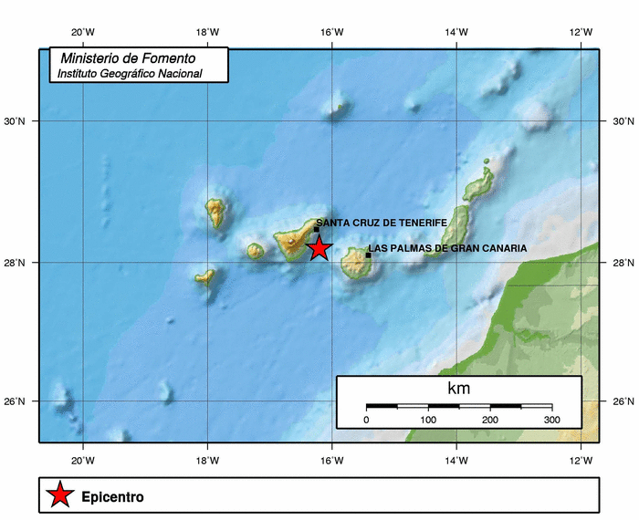 terremoto gran canaria tenerife