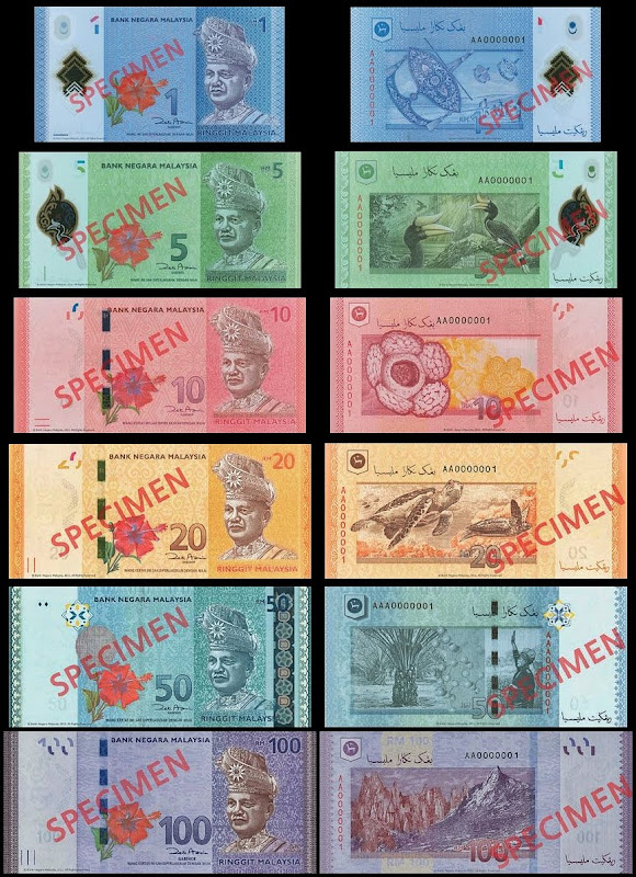 Malaysia New 4th series banknotes