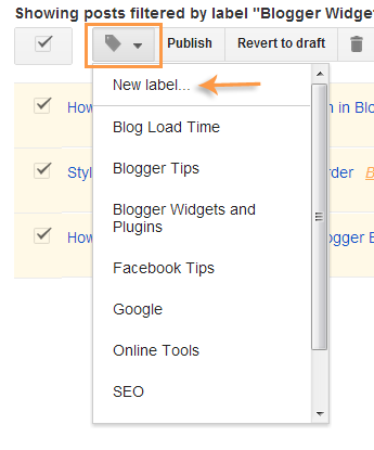 How To Rename Labels in Blog of Blogger?