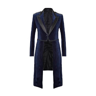 a steampunk/smoking jacket style coat from the Dandy Rebels collection by Joshua Kane