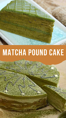 Matcha Pound Cake Recipe