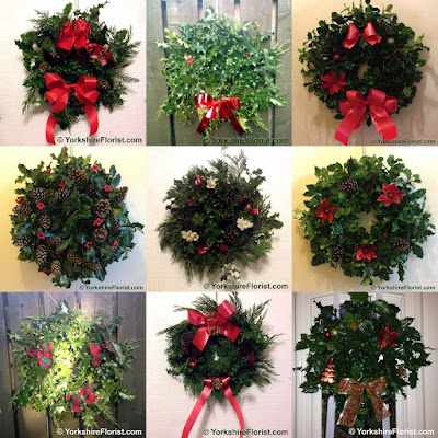 Festive Christmas Holly Wreath