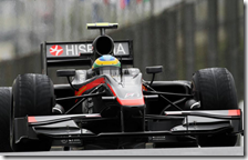 Bruno Senna con l'HRT