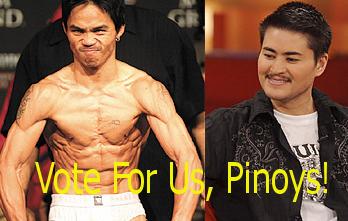 Pinoys in Time 100 Pacquiao and Beatie Manny Pacquiao and Thomas Beatie Time 100