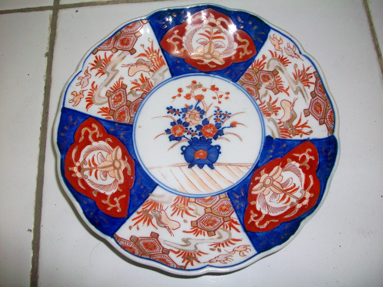  jual  kristal sabun keramik  antik  piring  imari