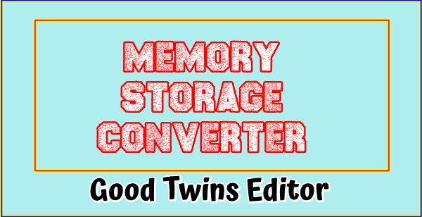 Memory  Storage Converter