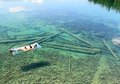 Flathead Lake on The Flathead Lake In Montana  Usa