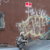 Banksy Graffiti - Indian Tribe in San Francisco