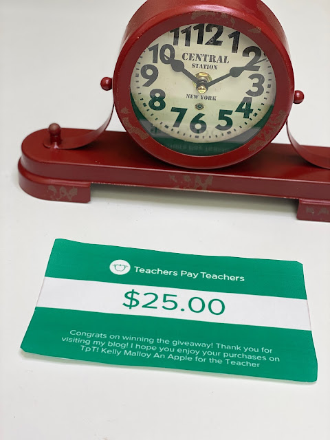 Teacher Giveaway! Weekly $25 Teachers pay Teachers Gift Card Giveaway April 25, 2022