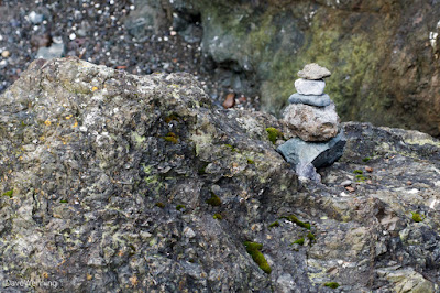 Cairns at Lighthouse Point, Deception Pass