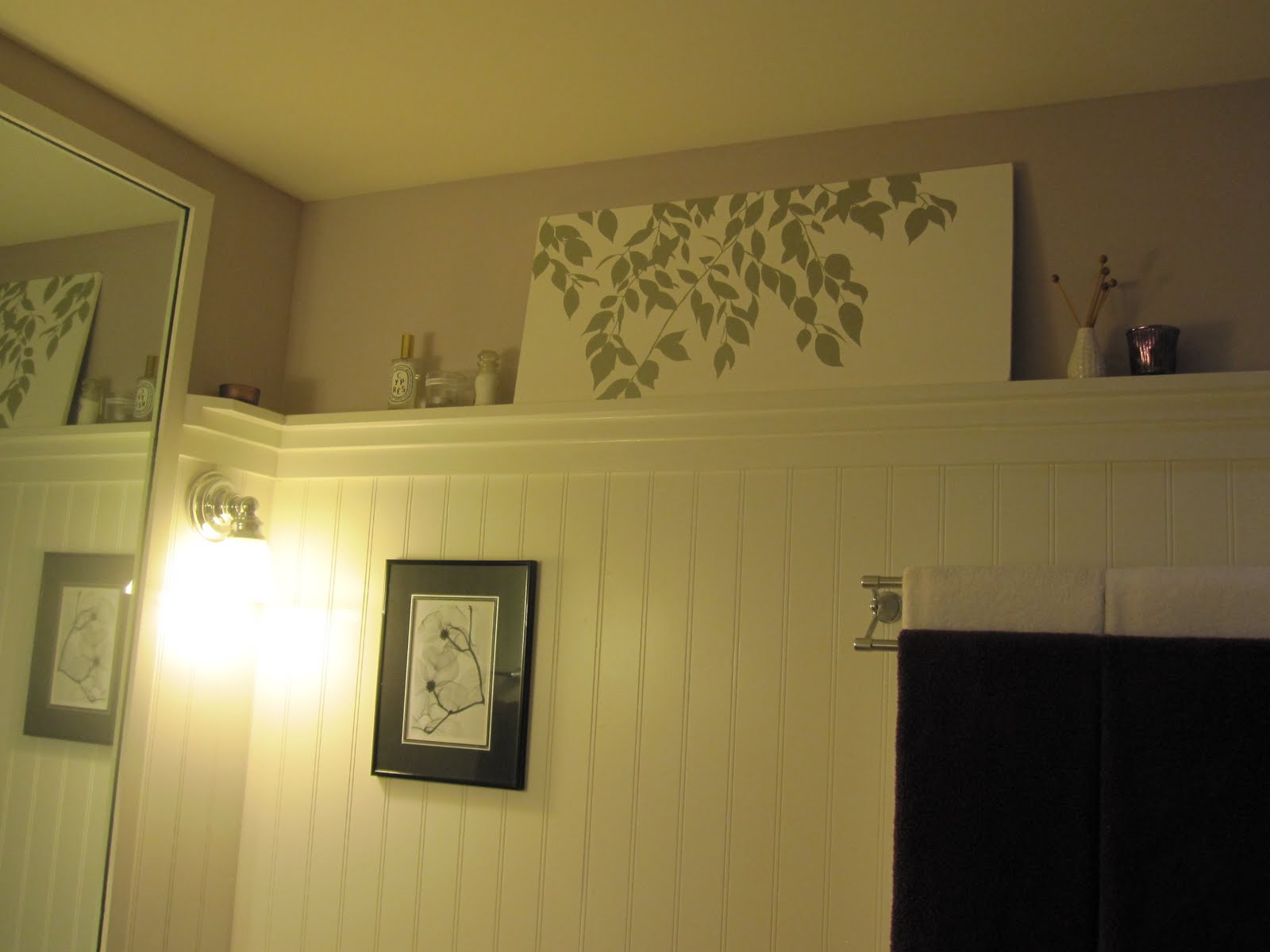 ... wallpaper in the existing bathroom wasn t installed correctly so when