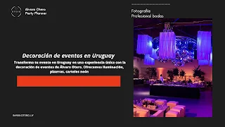 Decoración de eventos en Uruguay