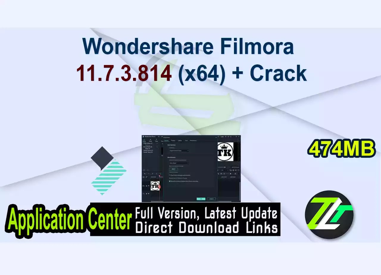 Wondershare Filmora 11.7.3.814 (x64) + Crack