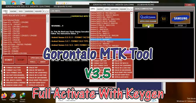 Gorontalo MTK Qualcomm TOOL V3.5 Full Activation