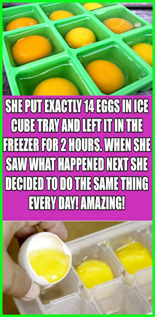 She Put Exactly 14 Eggs In Ice Cube Tray And Left It In The Freezer For 2 Hours. When She Saw What Happened Next She Decided To Do The Same Thing Every Day! Amazing!