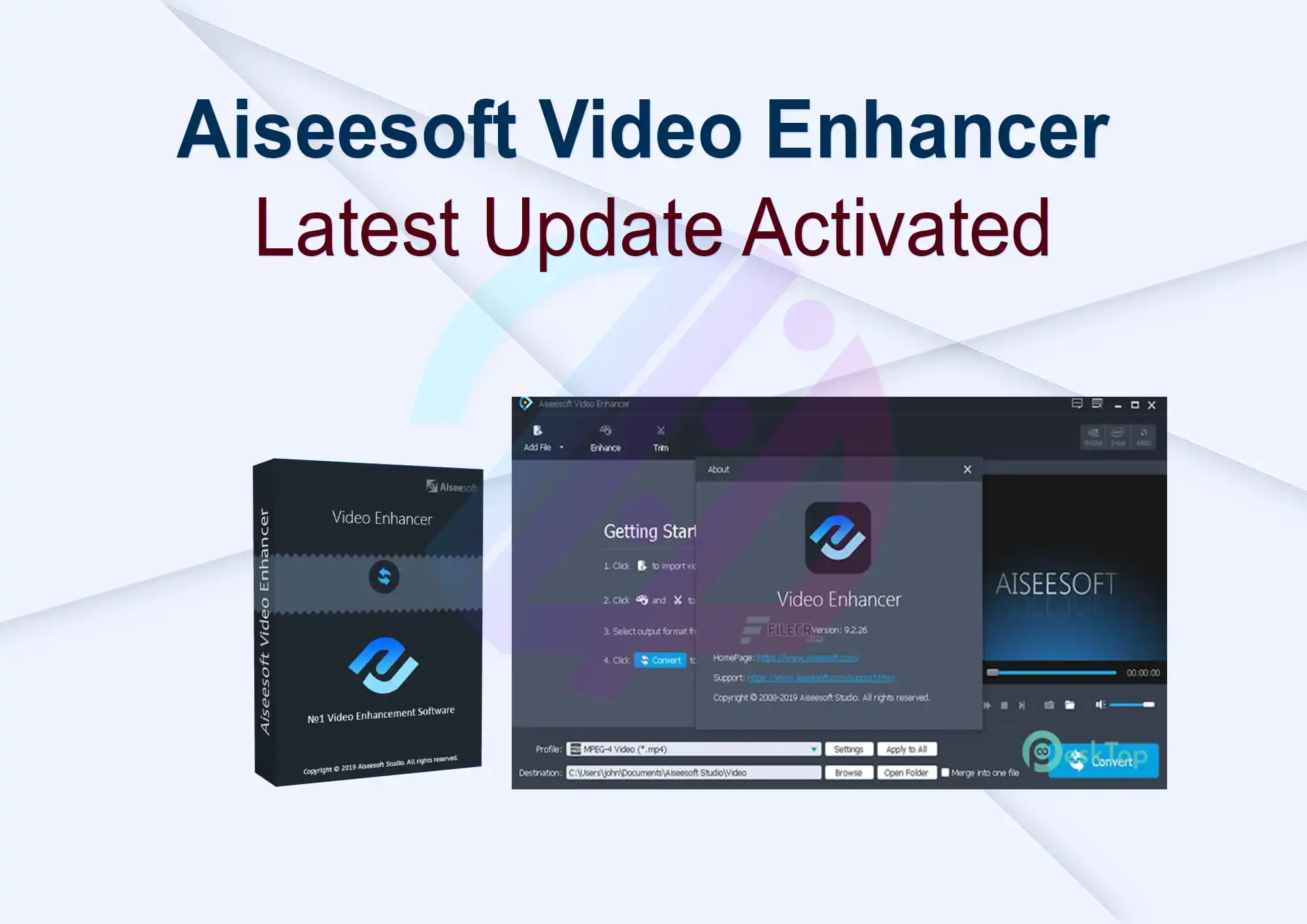 Aiseesoft Video Enhancer Latest Update Activated