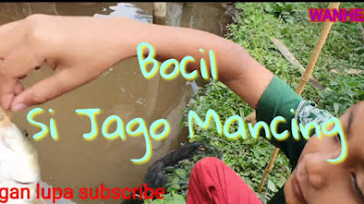 Bocil Jago Mancing, Hanya Taro Joran Langsung Strike