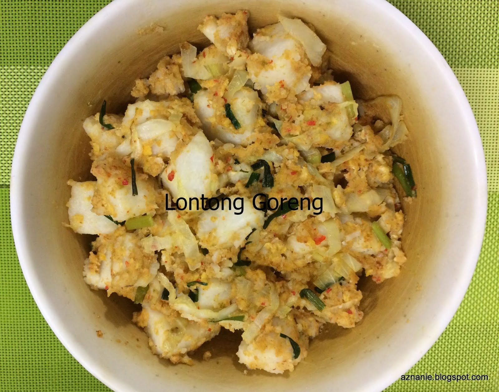 Tentang Aku: Menu Iftar : Lontong Goreng, Ketam Sambal 