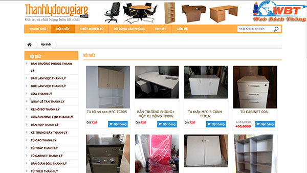 Thiết kế website bán đồ cũ giá rẻ chuẩn seo