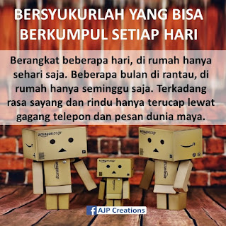  Kata-Kata Motibasi - Bersyukur Bisa Bermkumpul Dengan Keluarga Setiap Hari #