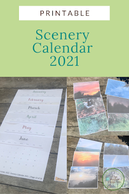 scenery calendar 2021