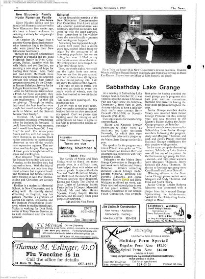 Second Place Award news article