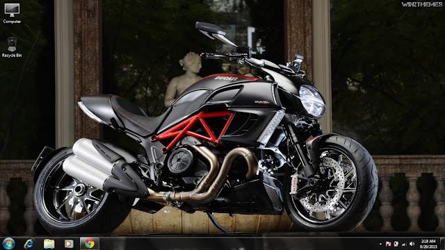 Red Black Ducati Diavel [Win2Themes]