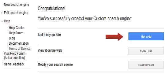 Google-Custom-Search-Engine