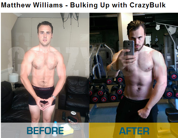 Real Customer CrazyBulk Before and After 6 Months Use