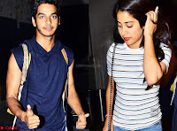 Jhanvi Kapoor and Ishaan Khattar   The Dhadak Movie Pair Spotted Dining Together ~  Exclusive Galleries 003.jpg