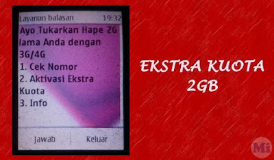 Ekstra Kuota Telkomsel 2 GB