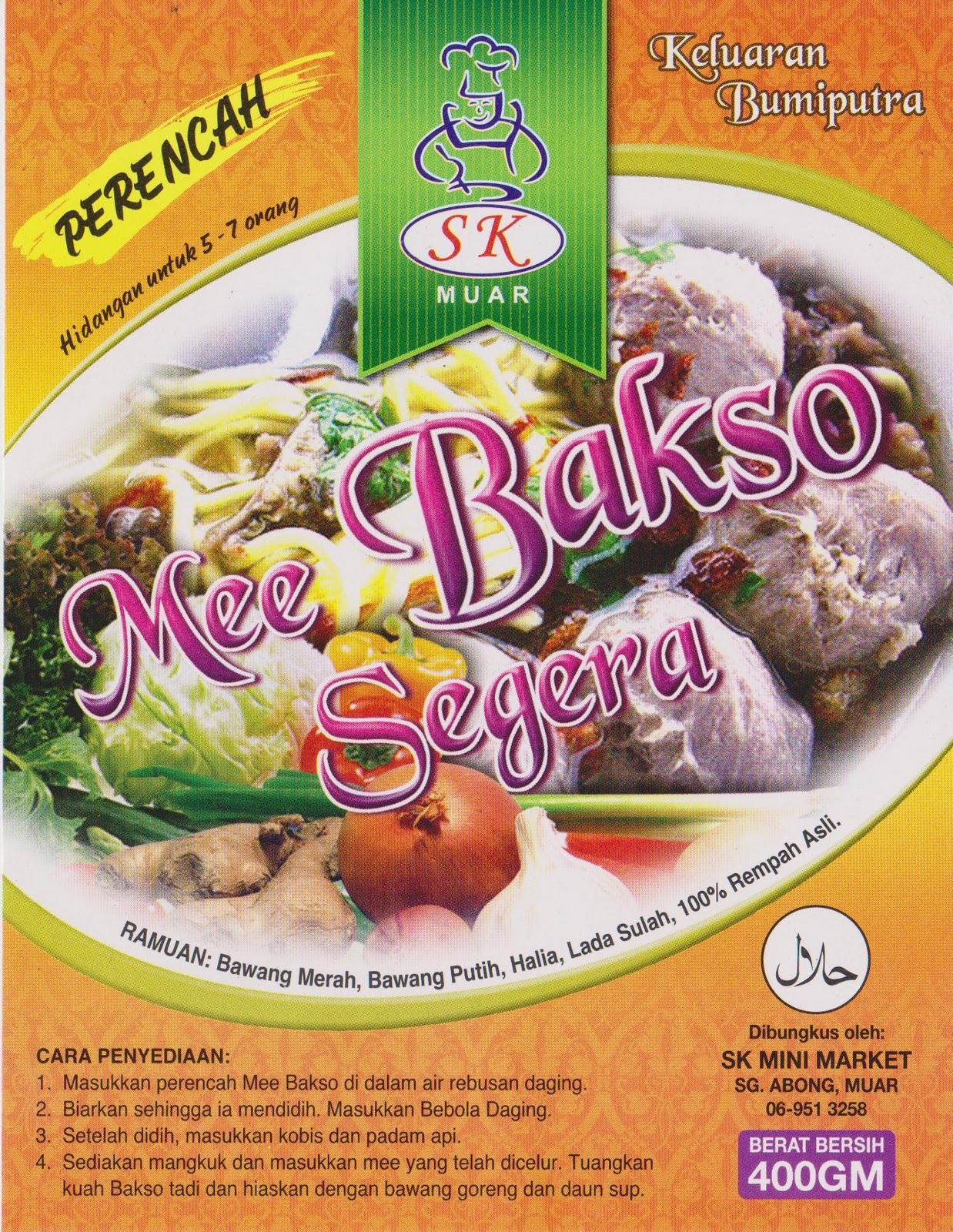 SK FOOD INDUSTRIES: PERENCAH MEE BAKSO SK