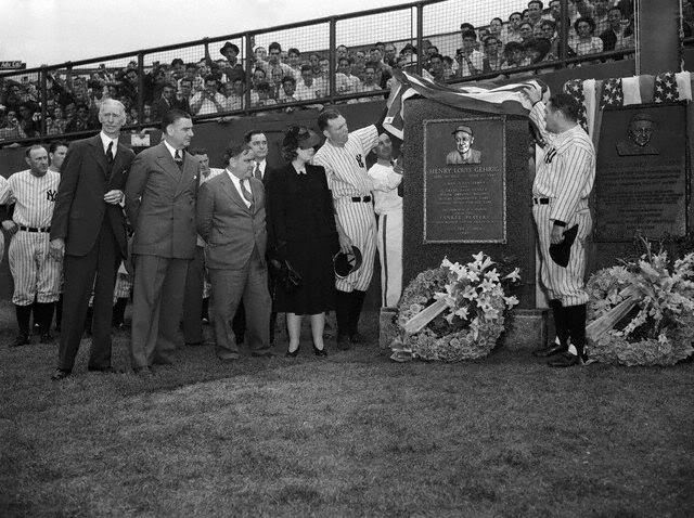 Gehrig Memorial unveiling, 6 July 1941 worldwartwo.filminspector.com