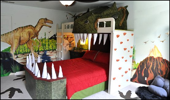 dinosaur decor - decorating bedrooms dinosaur theme - dinosaur room ...