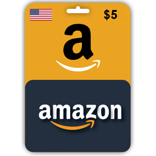 Amazon 5 USD  Gift Card American USA