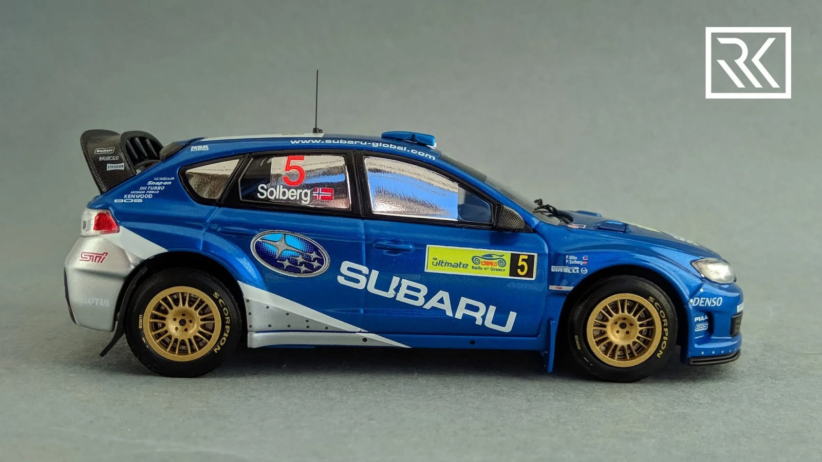 Photo of IXO RAM329 Subaru Impreza S14 WRC, Rally Acropolis 2008