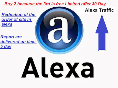 Guaranteed 15.000 real unique Alexa visitors to your website to boost alexa rank