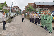Kapolsek Cambai Terjunkan Personil Di Acara Pesta Adat Desa Pangkul, Antisipasi Hal Yang Tidak Diinginkan 