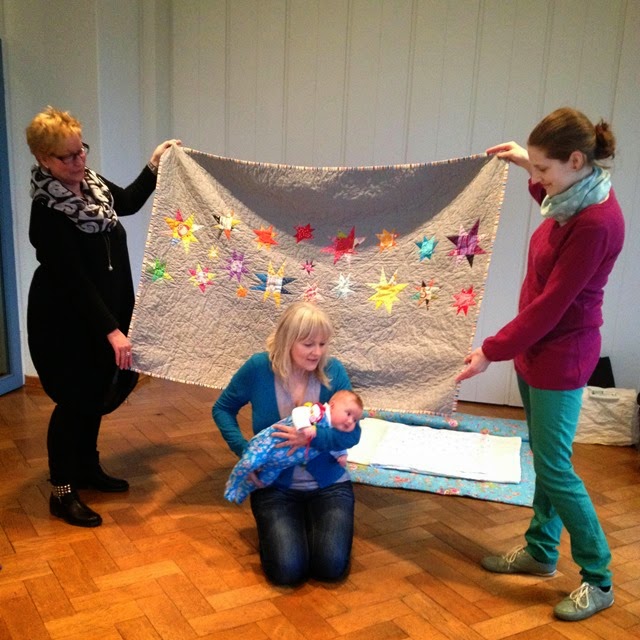 Leona Quilt Handover
