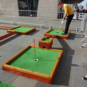 Crazy Golf course in Liverpool