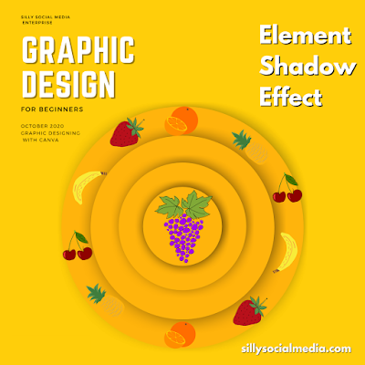 How to create a shadow effect on CANVA?