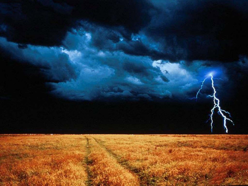 Entertainment Wallpaper, lightning landscape