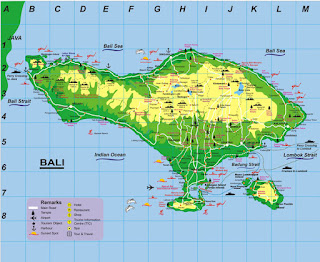 Bali Island Map