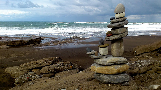 Piedras,equilibrio,Gorrondatxe,Getxo,Bizkaia