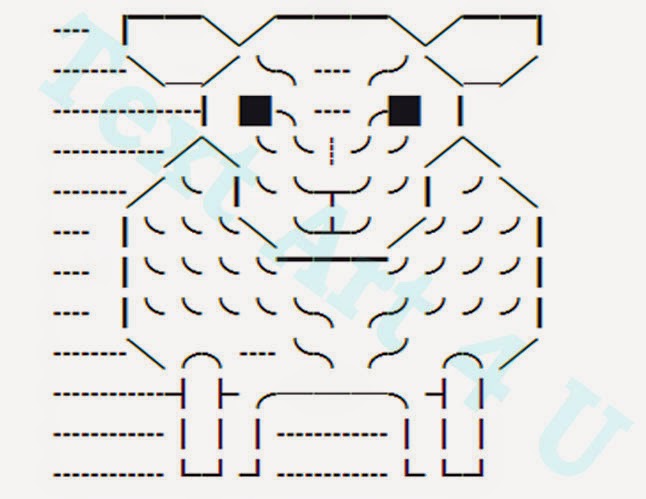 Sheep Unicode Text Art Copy & Paste Code | Cool ASCII Text Art 4 U