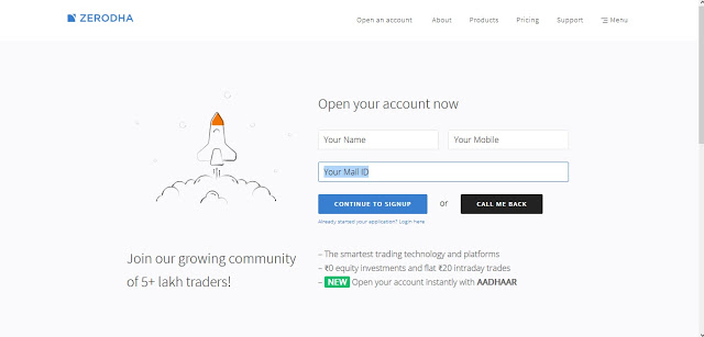 Open Demat Account With Zerodha Securities But Why - 