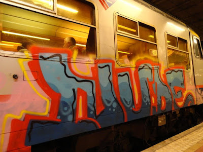 train on fire