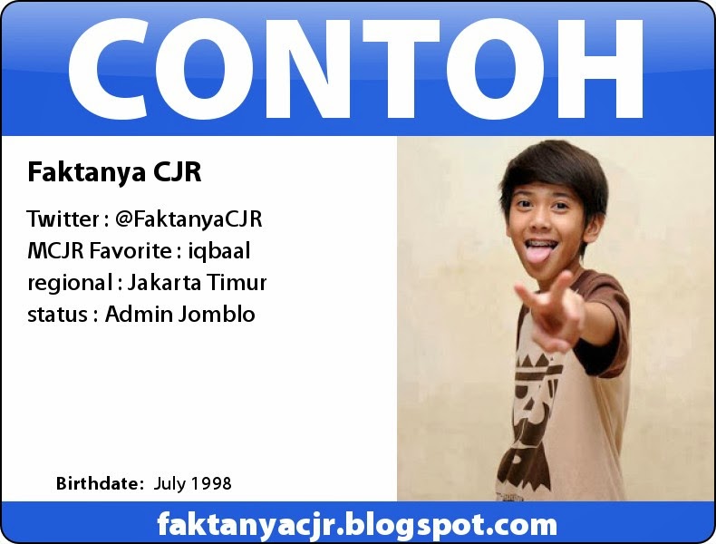 Cara membuat ID Card CJR