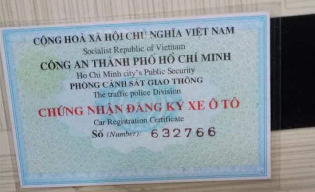 Nhặt được giấy tờ xe